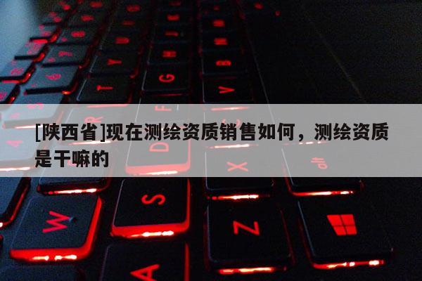 [陕西省]现在测绘资质销售如何，测绘资质是干嘛的