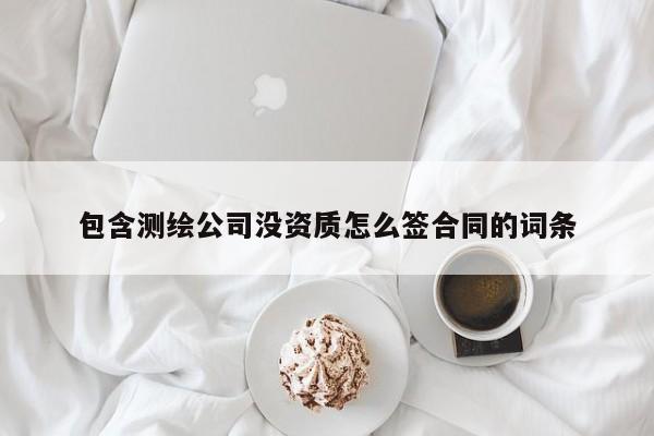 包含测绘公司没资质怎么签合同的词条