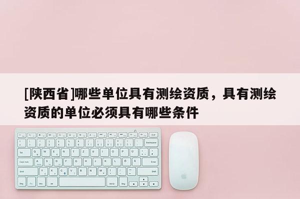 [陕西省]哪些单位具有测绘资质，具有测绘资质的单位必须具有哪些条件